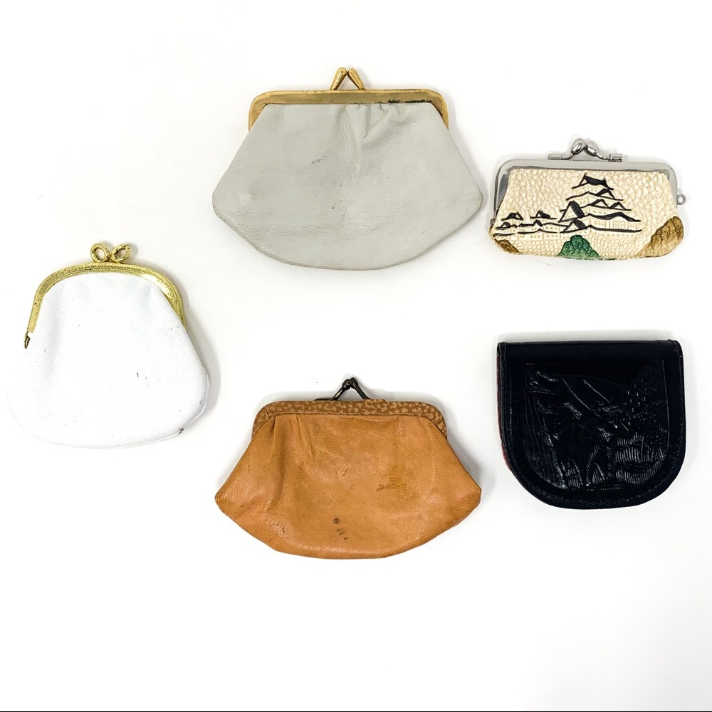 Five Vintage Coin Purses